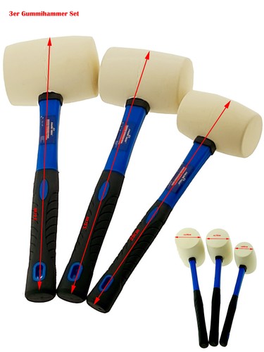 3er gummihammer set - 3er,